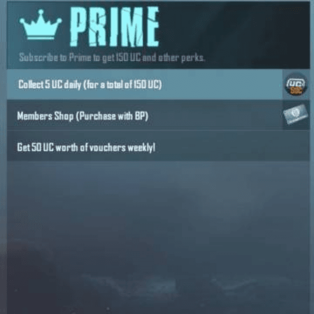 PUBG Prime Subscription